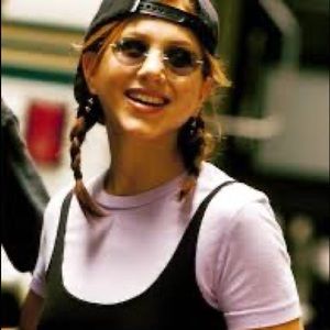 90s Style Black Spaghetti Strap Dress Sz M